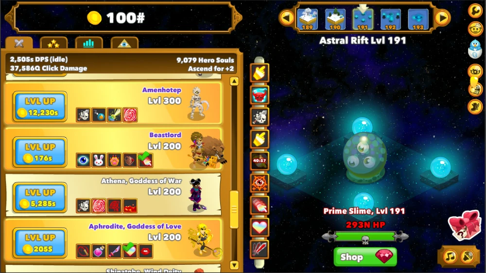 Clicker Heroes Captura de pantalla 2