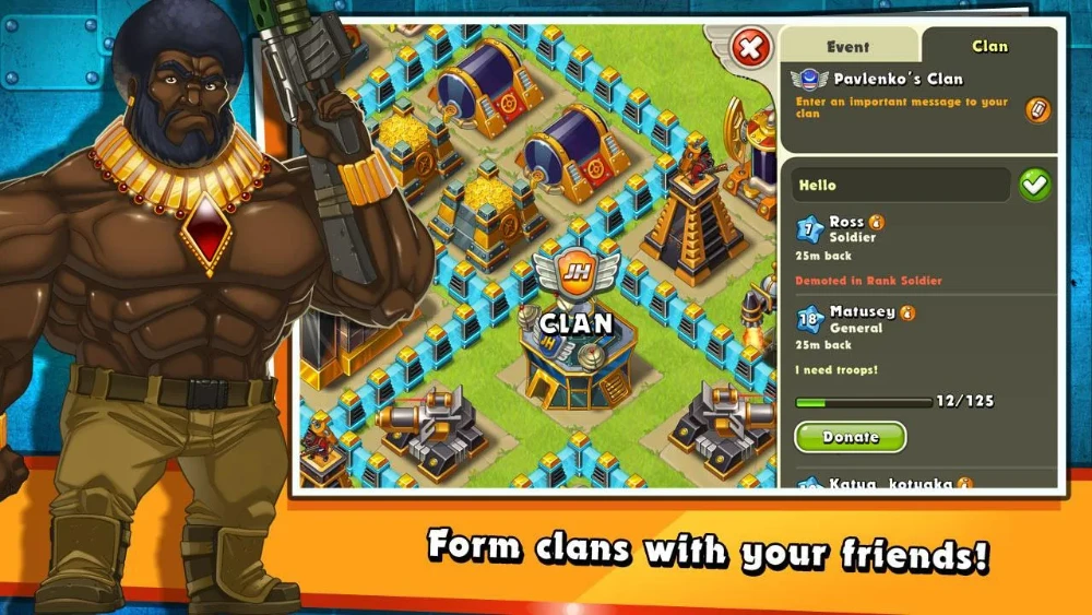 Jungle Heat: War of Clans Captura de pantalla 1