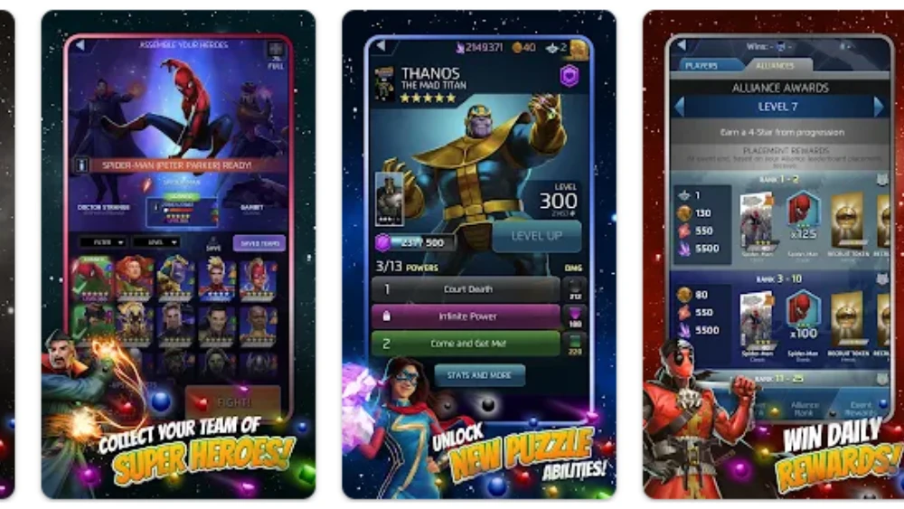 MARVEL Puzzle Quest: Hero RPG Captura de pantalla 1