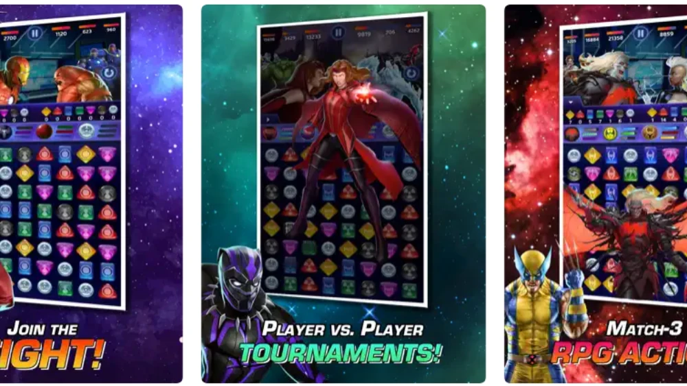 MARVEL Puzzle Quest: Hero RPG Captura de pantalla 2