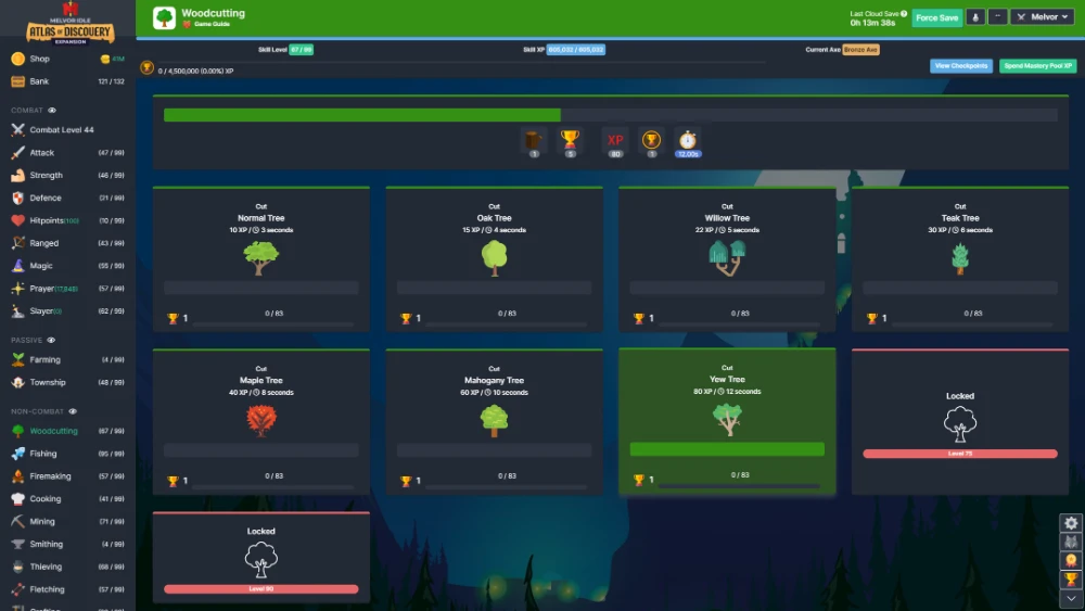 Melvor Idle Captura de pantalla 2