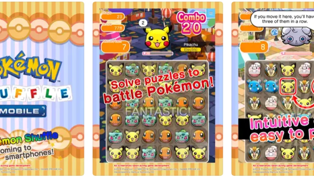 Pokémon Shuffle Mobile Captura de pantalla 2
