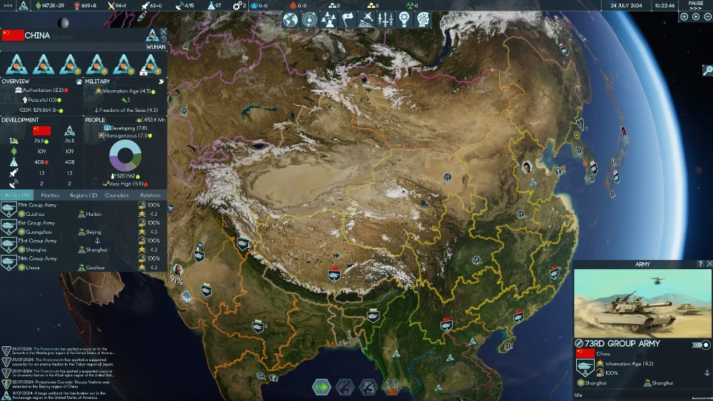 Terra Invicta Captura de pantalla 1